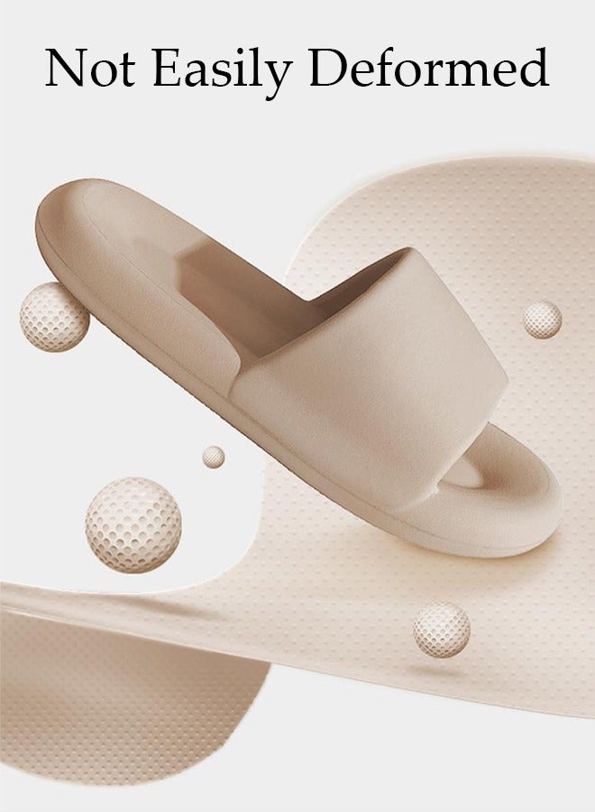 DUNISO Slippers for Men and Women Quick Drying Bath Slippers with Thick Sole Non-Slip Soft Slippers Open Toe High Tenacity House Bedroom Slippers Spa Bath Pool Gym House Sandals for Indoor & Outdoor - Image 5