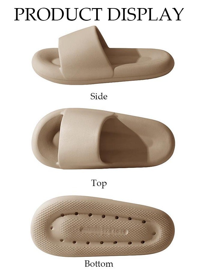 DUNISO Slippers for Men and Women Quick Drying Bath Slippers with Thick Sole Non-Slip Soft Slippers Open Toe High Tenacity House Bedroom Slippers Spa Bath Pool Gym House Sandals for Indoor & Outdoor - Image 4