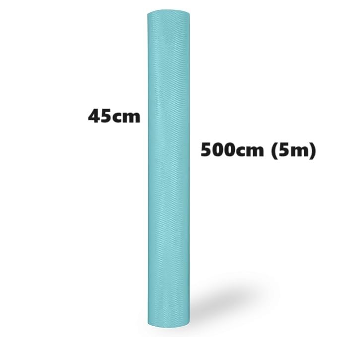 ElastPro EVA Food Grade Washable Anti Slip Mat/Sheet for Fridge, Shelf Liner, Table, Kitchen Drawer mat (Light Blue, 45 cm X 5 Meter) - Image 2