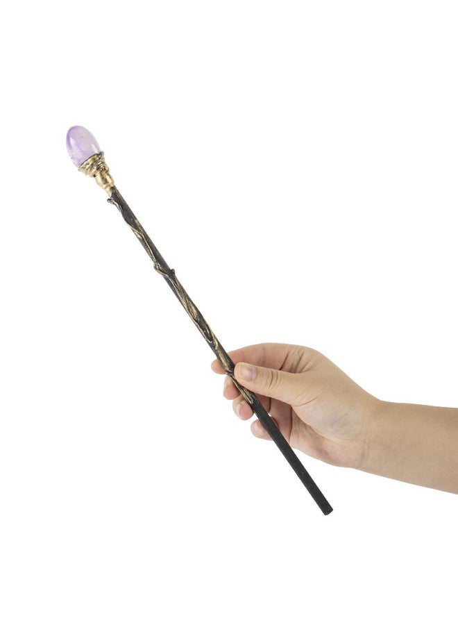 Rich Boxer Rich Boxer Fine Handcrafted Amethyst Crystal Magic Wand Cosplay Magic Wand for Witches and Wizards - Image 1