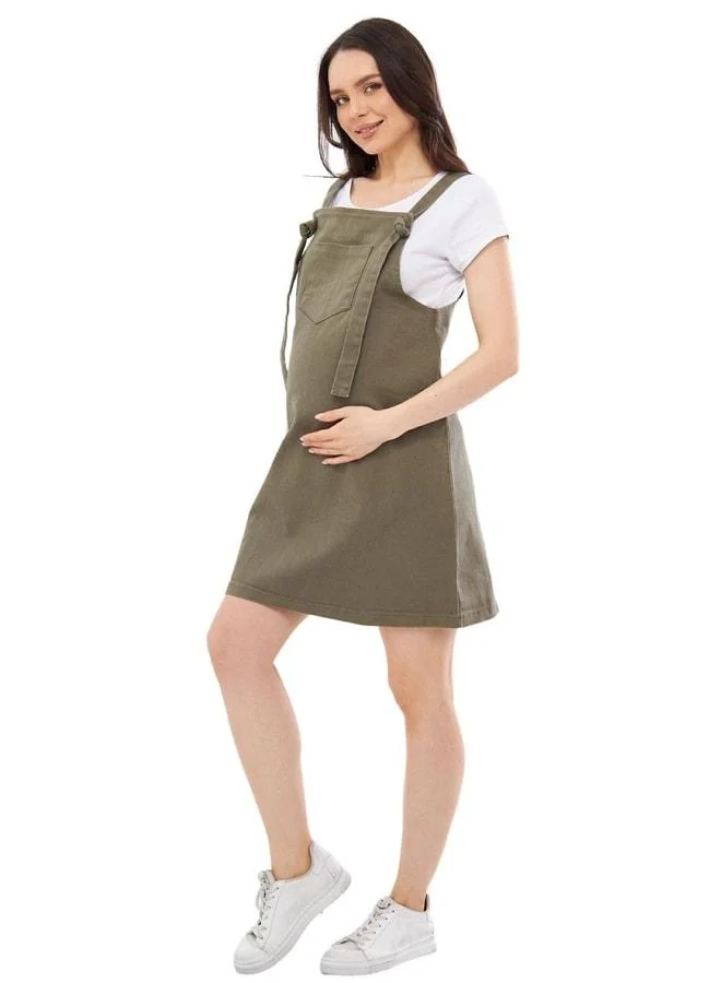 LuvmaBelly Myra6310 Denim Maternity Jile Dress.
