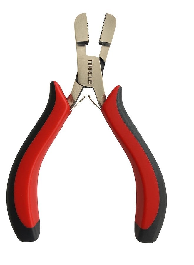 Miracle Hair Extension Removal Pliers for Micro Rings Beads and Fusion Bonds, Serrated Jaw Professional Tool for I Tip Loop and Pre Bonded Extensions Stainless Steel Ergonomic Grip by MIRACLE - Image 3