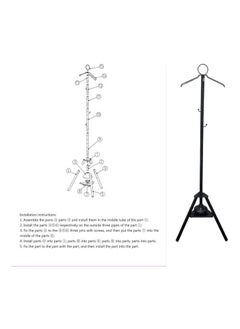 ADAK Vertical clothes steamer and stand for steaming clothes, black color, 175 cm  - Image 4