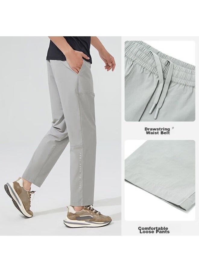 Scaler Quick-dry Pants For Men And Women, Summer Breathable Elastic Straight-leg Casual Sports Trousers F3514408 - Image 1