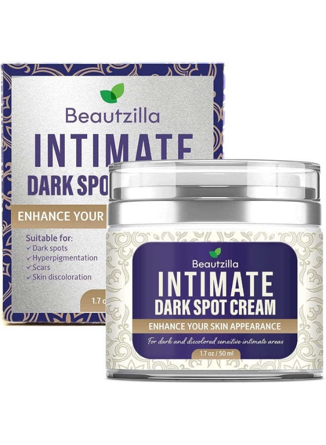 Beautzilla Beautzilla Moisturizing Intimate Area Dark Spot Corrector with Instant Results for Knees, Elbows, Underarms, and Thighs 1.7 oz - Image 2