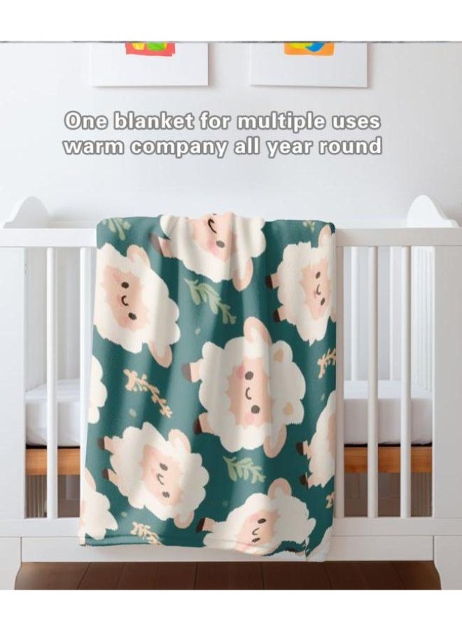 عام بطانية رقيقة من الفانيلا الكرتونية للأطفال والرضع (دافئة ومريحة، ومناسبة للنوم والألعاب) 70 سم * 100 سم - Image 3