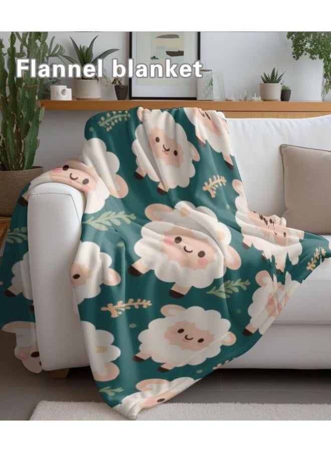 عام بطانية رقيقة من الفانيلا الكرتونية للأطفال والرضع (دافئة ومريحة، ومناسبة للنوم والألعاب) 70 سم * 100 سم - Image 5