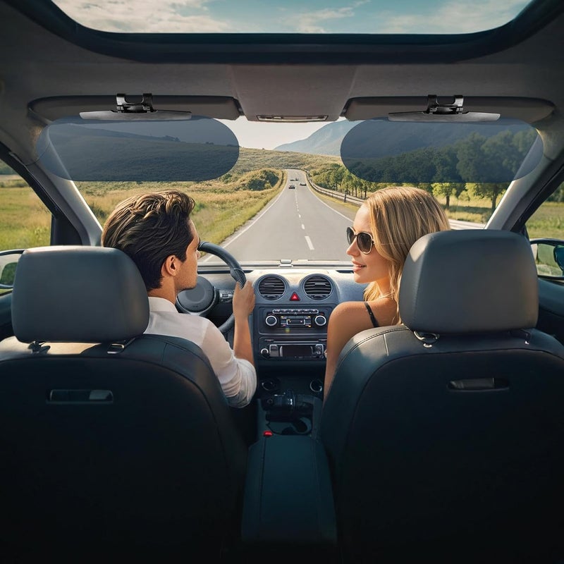 Sun Visor Extender for Car, with Anti-Glare Design, 32x14.5cm, Car Visor Sun Blocker, Flexible Window Shade, Tinted Protective Lens, for All Day Commuting - Image 2
