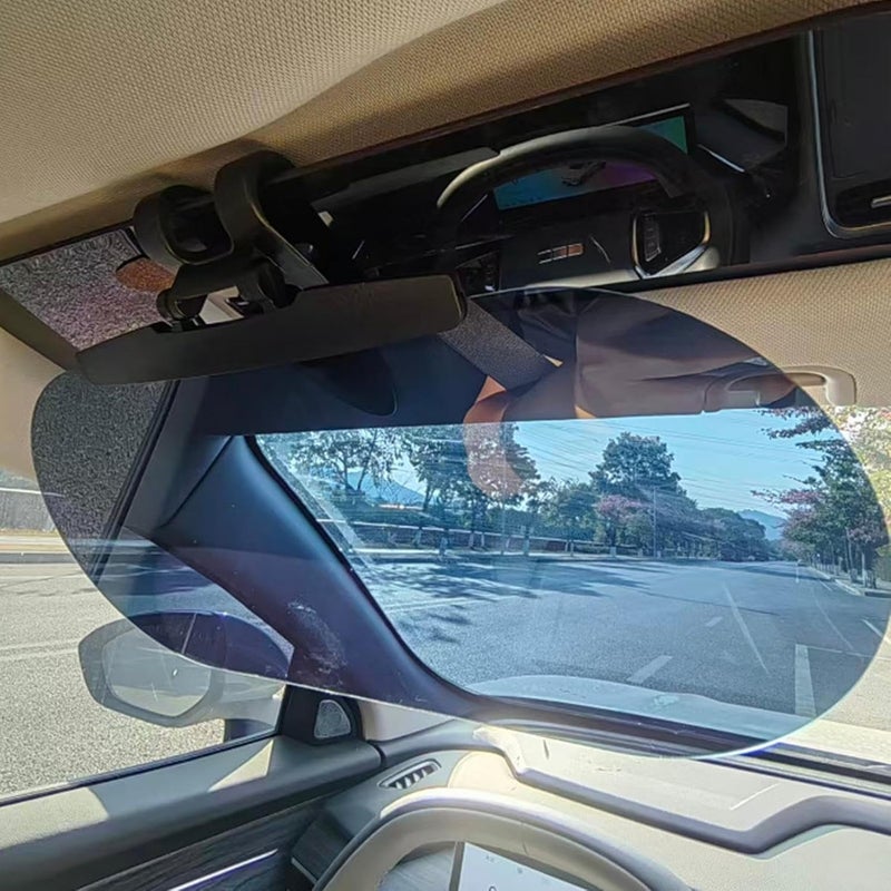 Sun Visor Extender for Car, with Anti-Glare Design, 32x14.5cm, Car Visor Sun Blocker, Flexible Window Shade, Tinted Protective Lens, for All Day Commuting - Image 3