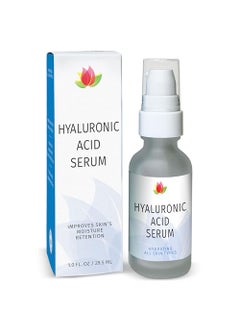 Reviva Labs Reviva Labs Hyaluronic Acid Serum for Face and Neck - Moisturizing, Nourishing, and Hydrating Serum Acido Hialuronico - Face Serum for Women, 1 Fl Oz 
