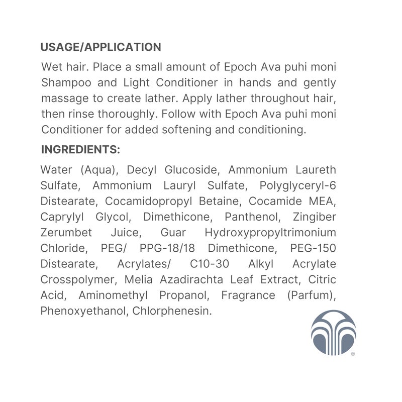 Nu Skin Epoch Ava Puhi Shampoo & Conditioner - Embrace the South Pacific Tradition of Ava Puhi Moni for 2-in-1 Hair Care, Infused with Natural Luster, Leaving Your Hair Clean - Image 2