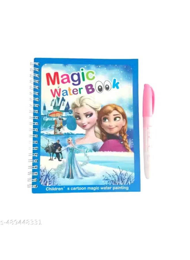 Magic Water Coloring Book for Kids - Mess-Free Coloring with Reusable Water Pen - Develops Creativity and Focus - Recolorable Pages - Image 2