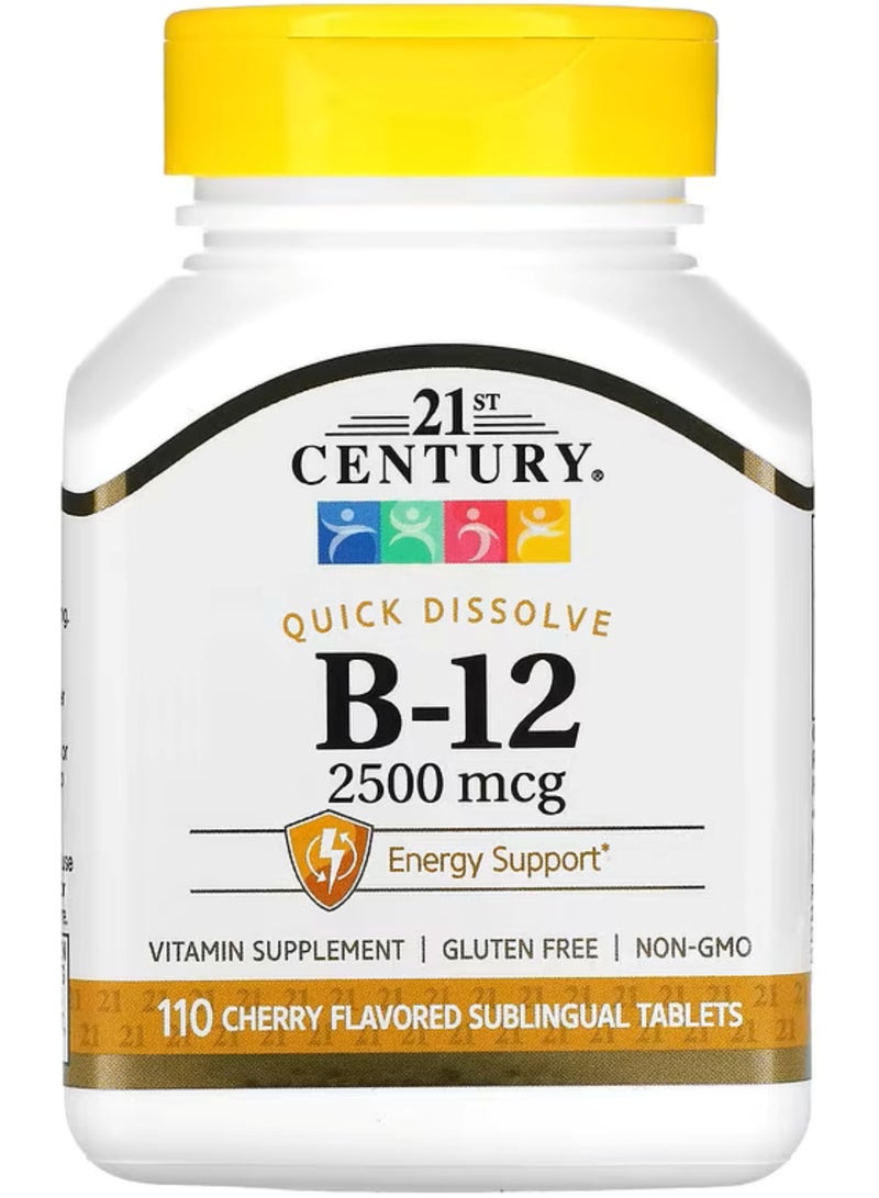 Vitamin B-12 2,500 Mcg 110 Tablets, Sublingual