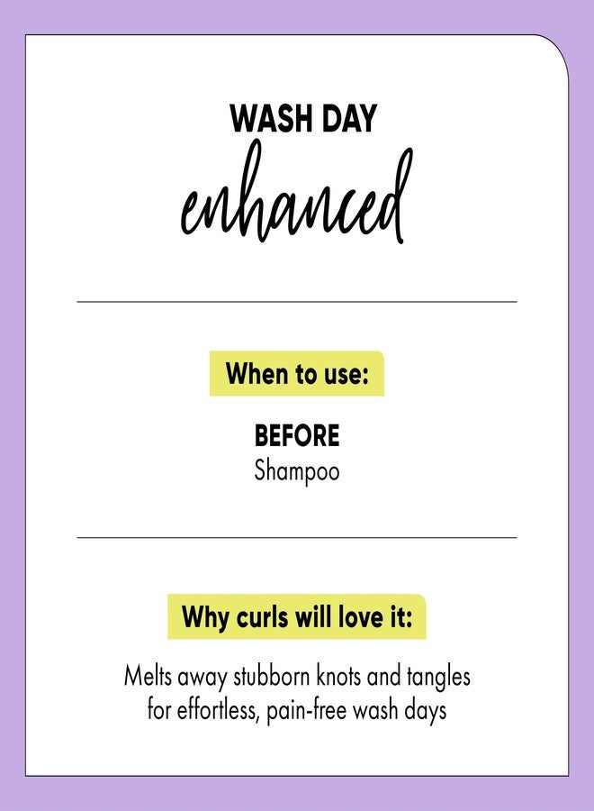 HASK Mega Slip Pre-Shampoo Detangler with Aloe Juice & Squalane for Wavy, Curly, Coily & Kinky Hair, Moisturizes, Adds Slip, Reduces Breakage, Vegan, Sulfate-Free, Cruelty-Free - 12 fl oz - Image 4