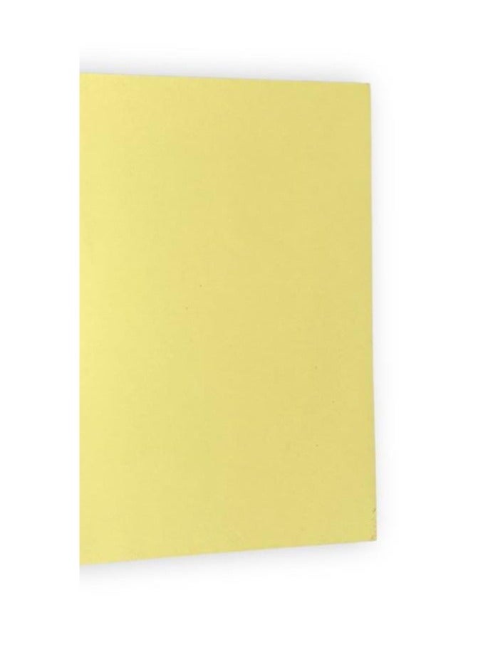 100 قطعة من أغلفة تجليد بطاقات بريستول مقاس A4  سماكة 180 جرام  لون  أصفر