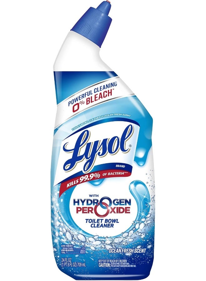 Lysol Bleach Free Hydrogen Peroxide Toilet Bowl Cleaner, Fresh, 24oz - Image 1