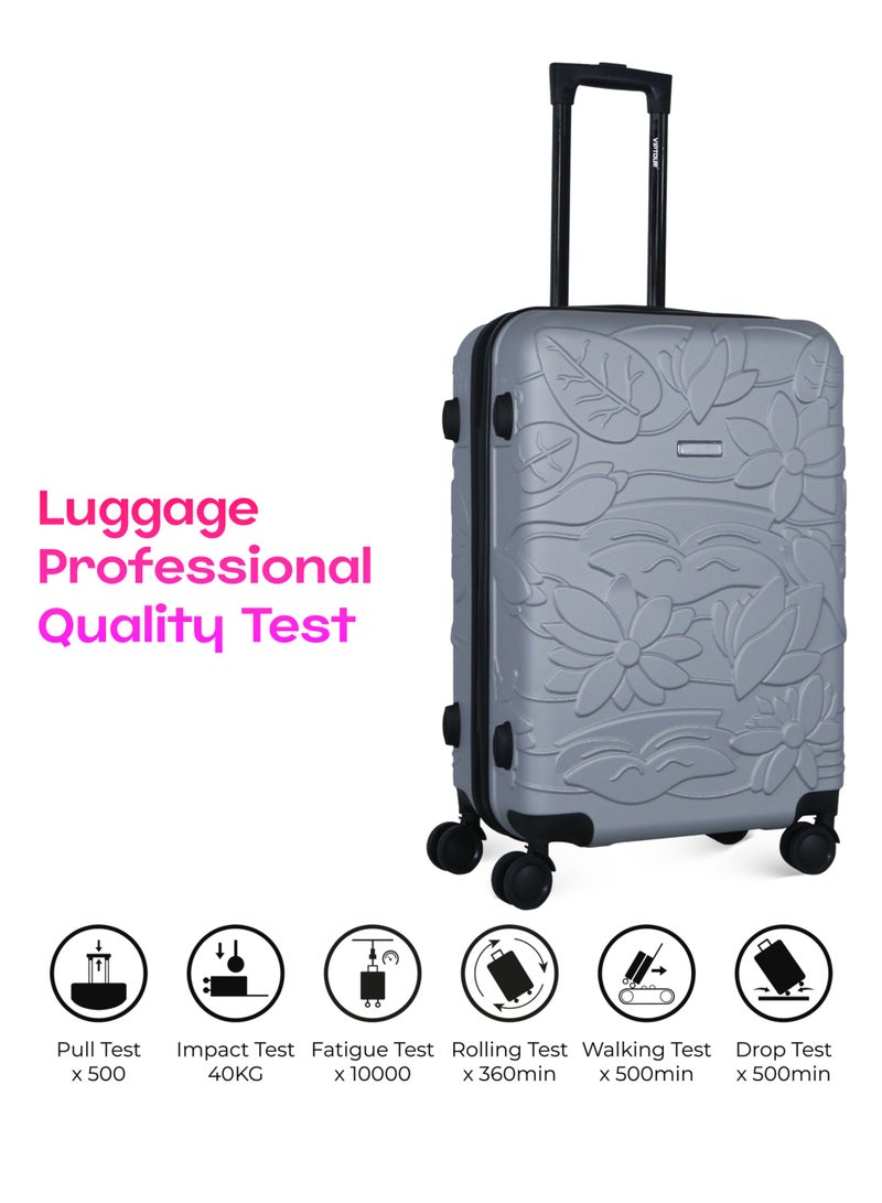 فيبتور طقم حقائب سفر 3 قطع ABS بعجلات مع نظام رقم قابل للقفل - Image 4