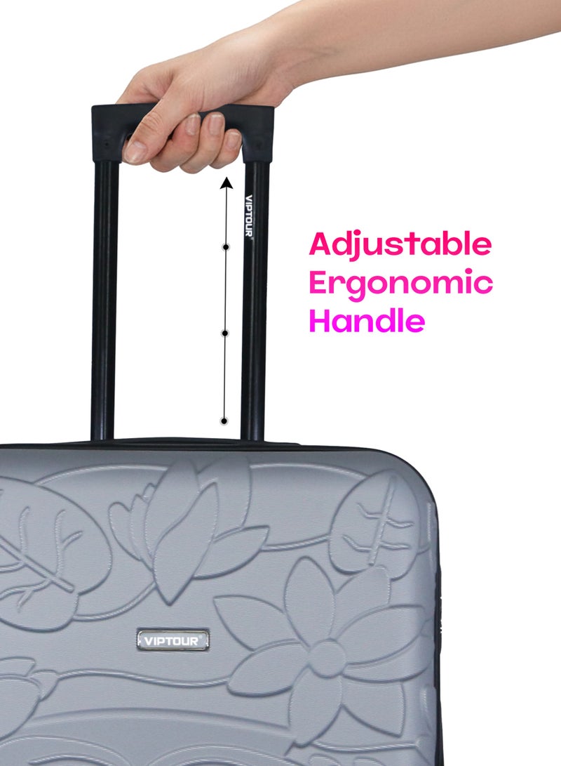 فيبتور طقم حقائب سفر 3 قطع ABS بعجلات مع نظام رقم قابل للقفل - Image 5