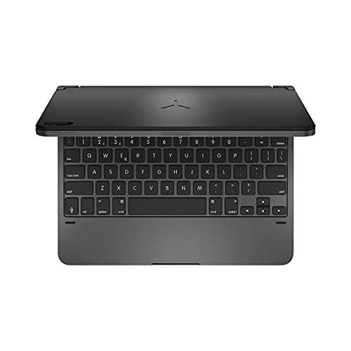 Brydge 11.0 Pro Wireless Keyboard | Compatible with iPad Pro 11-inch (2018) | Backlit Keys | Long Battery Life | (Space Gray) - Image 3