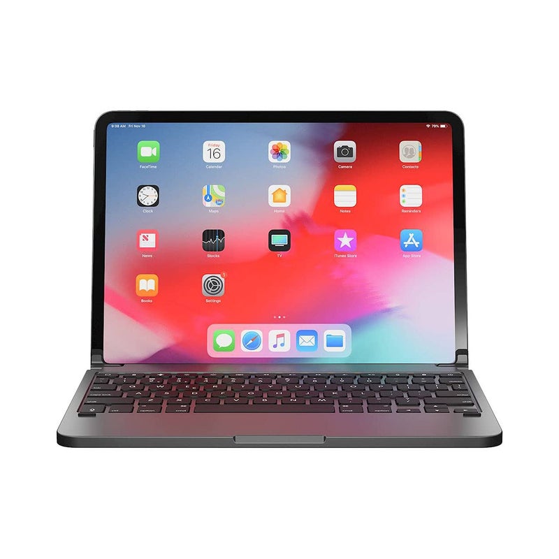 Brydge 11.0 Pro Wireless Keyboard | Compatible with iPad Pro 11-inch (2018) | Backlit Keys | Long Battery Life | (Space Gray) - Image 5