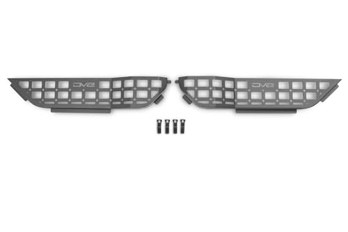 DV8 Offroad Front Door Pocket Molle Panels for The 2018-2025 Jeep Wrangler JL & 2020-2025 Jeep Gladiator JT | Rigid Steel Design Replaces The Weak Saggy Net | DV8 Offroad - Image 1