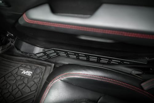 DV8 Offroad Front Door Pocket Molle Panels for The 2018-2025 Jeep Wrangler JL & 2020-2025 Jeep Gladiator JT | Rigid Steel Design Replaces The Weak Saggy Net | DV8 Offroad - Image 3