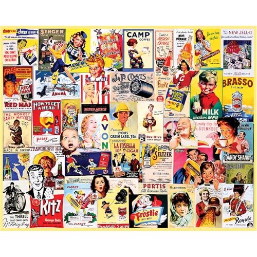 White Mountain - Vintage Ads, 500 Piece Jigsaw Puzzle, Retro Puzzle - Image 3