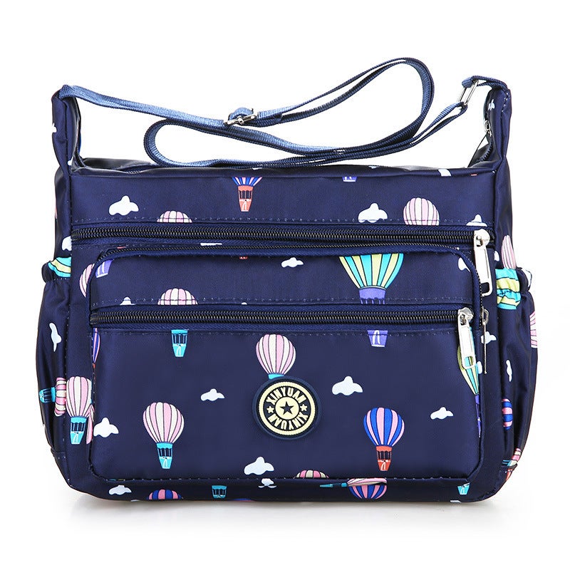 New Oxford Cloth Large Capacity Practical Middle-Aged Women'S Bag For Mother Shoulder Crossbody Bag Flower Cloth Bag Stall Bag - Image 5