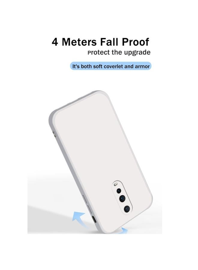 S-TOP Case For OPPO R17 Pro Solid Color Imitation Liquid Silicone Straight Edge Dropproof Full Coverage Protective Case - Image 5