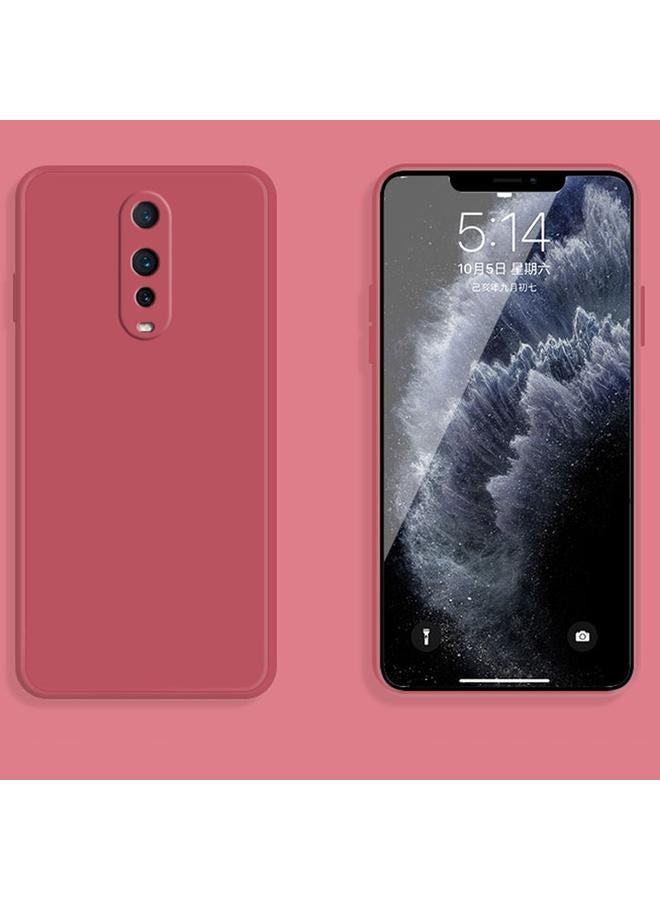 S-TOP Case For OPPO R17 Pro Solid Color Imitation Liquid Silicone Straight Edge Dropproof Full Coverage Protective Case - Image 2