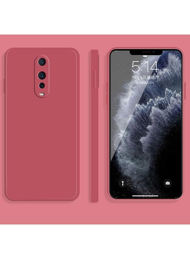 S-TOP Case For OPPO R17 Pro Solid Color Imitation Liquid Silicone Straight Edge Dropproof Full Coverage Protective Case - Image 1