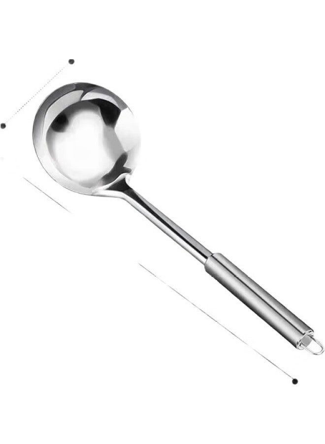 MAX COOK Stainless Steel Soup Ladle, Thick Large Soup Spoon, Simple Series Mccu-169 - Image 2