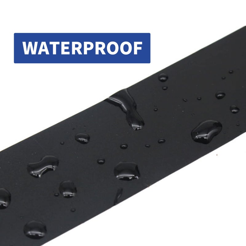 TAPEBEAR Corrosion Protection Pipe Tape, Wrap Pipe Tape for Drain Pipe, Metal Electrical Outdoor Underground Pipe, Waterproof PVC Black Tape, Duct Anti-Corrosion and Protection, 2Inch X 33Yard - Image 5