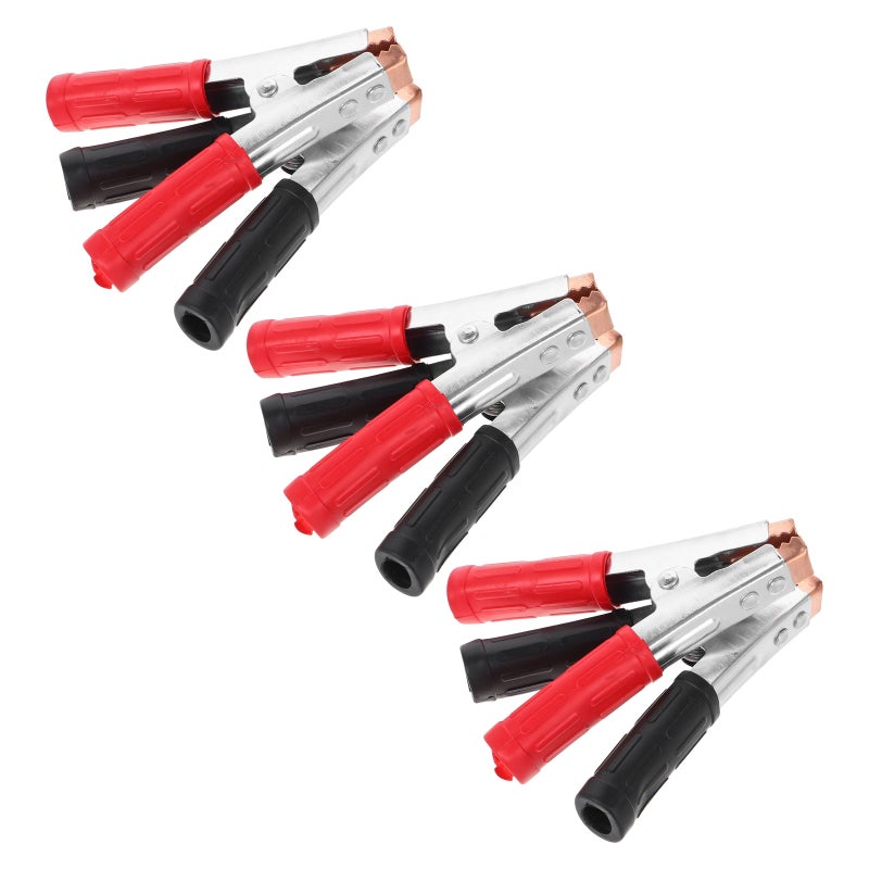 6pcs Insulated Clips: Battery Clamps Electrical Test Clips For Automotive Batteries - Clamps For Replacement - Image 3
