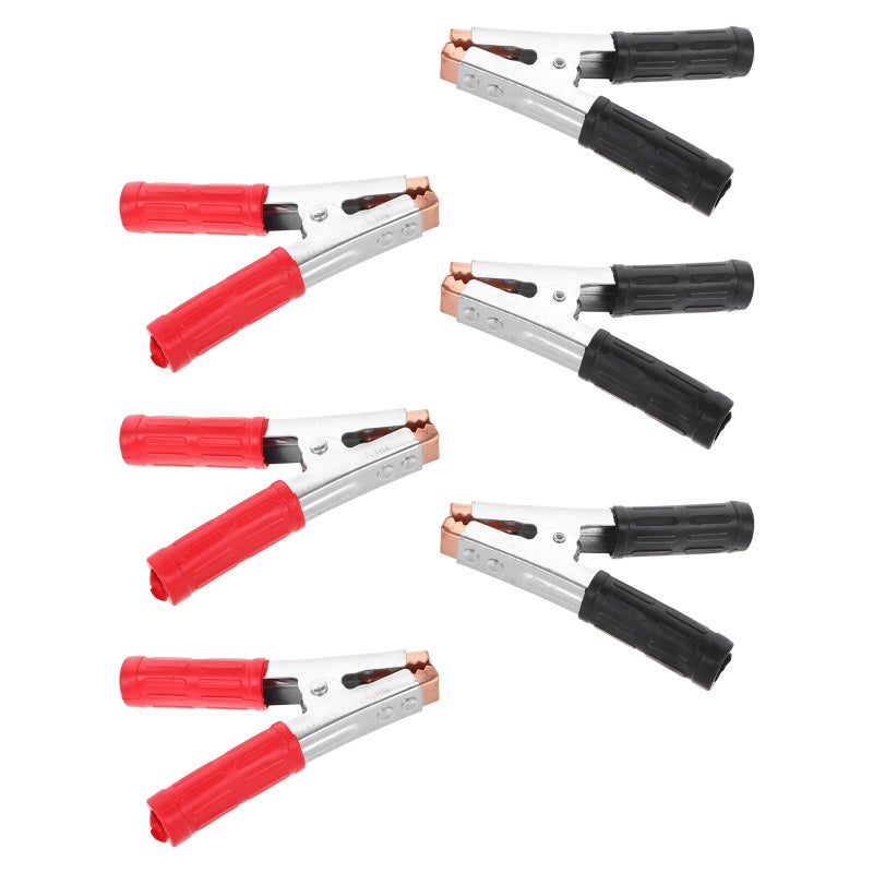 6pcs Insulated Clips: Battery Clamps Electrical Test Clips For Automotive Batteries - Clamps For Replacement - Image 4