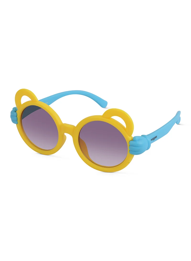 Woggles Sunbuddies Yellow Round Kids Sunglasses