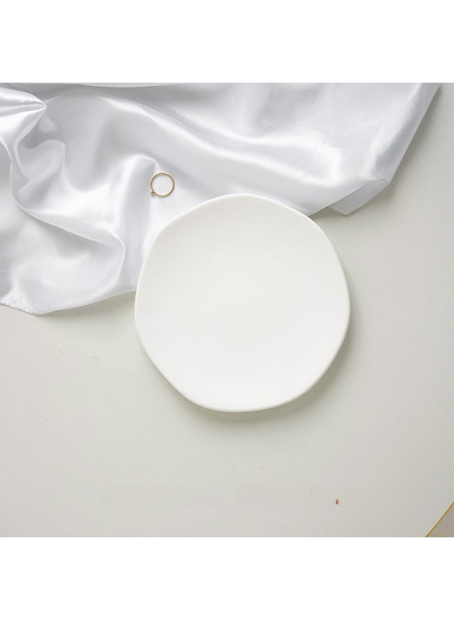 Ceramic Plate Online Celebrity Advanced Jewelry Decoration Photo Decoration Props Photography Small Object Atmosphere Creative Background - Image 1