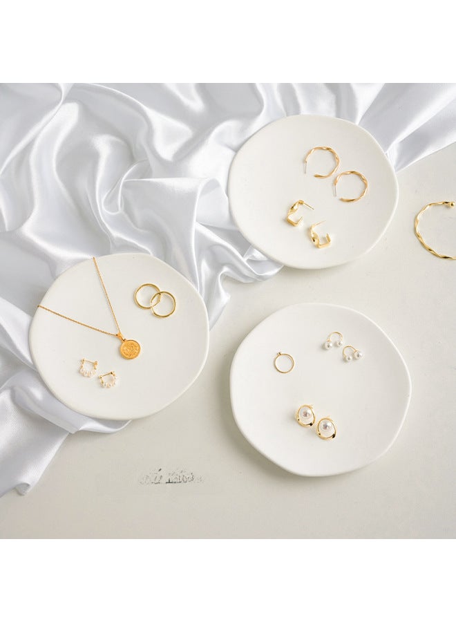 Ceramic Plate Online Celebrity Advanced Jewelry Decoration Photo Decoration Props Photography Small Object Atmosphere Creative Background - Image 4