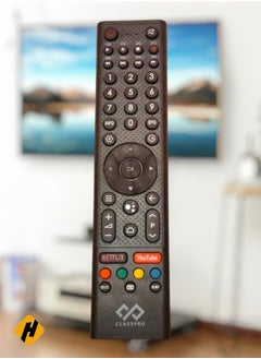 HuHa Remote Control For Class Pro Smart LCD LED TV - CHiQ LCD LED TV Remote - Chang Hong LCD LED TV Remote With Netflix & YouTube Smart Key Buttons  - Image 1