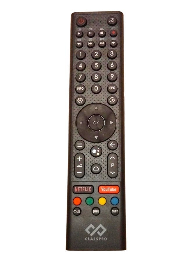 HuHa Remote Control For Class Pro Smart LCD LED TV - CHiQ LCD LED TV Remote - Chang Hong LCD LED TV Remote With Netflix & YouTube Smart Key Buttons  - Image 2