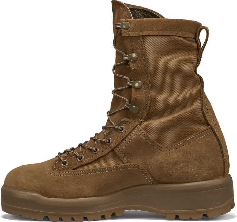 Belleville C790 ST 8” Waterproof Steel Toe Flight and Combat Boots for Men - Coyote Brown - Image 3