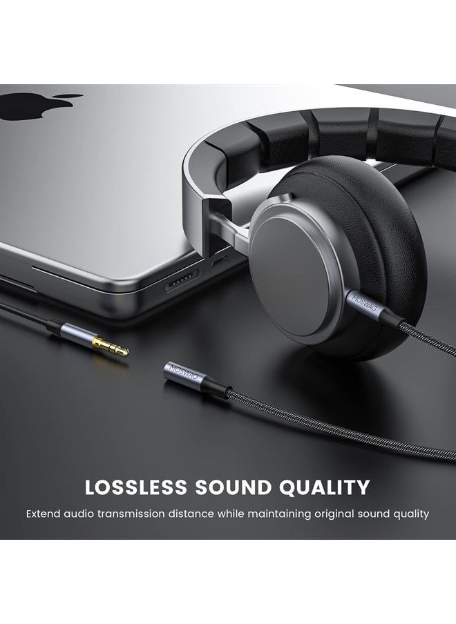 MOSWAG - 2.5mm Male to 3.5mm Female Stereo Audio Jack Adapter,2.5mm Balanced Male to 3.5mm Stereo Female Jack Plug Cable for Astell&Kern AK240 AK380 AK320 onkyo DP-X1 FIIO X5III XDP-300R iBasso DX200 - Image 1