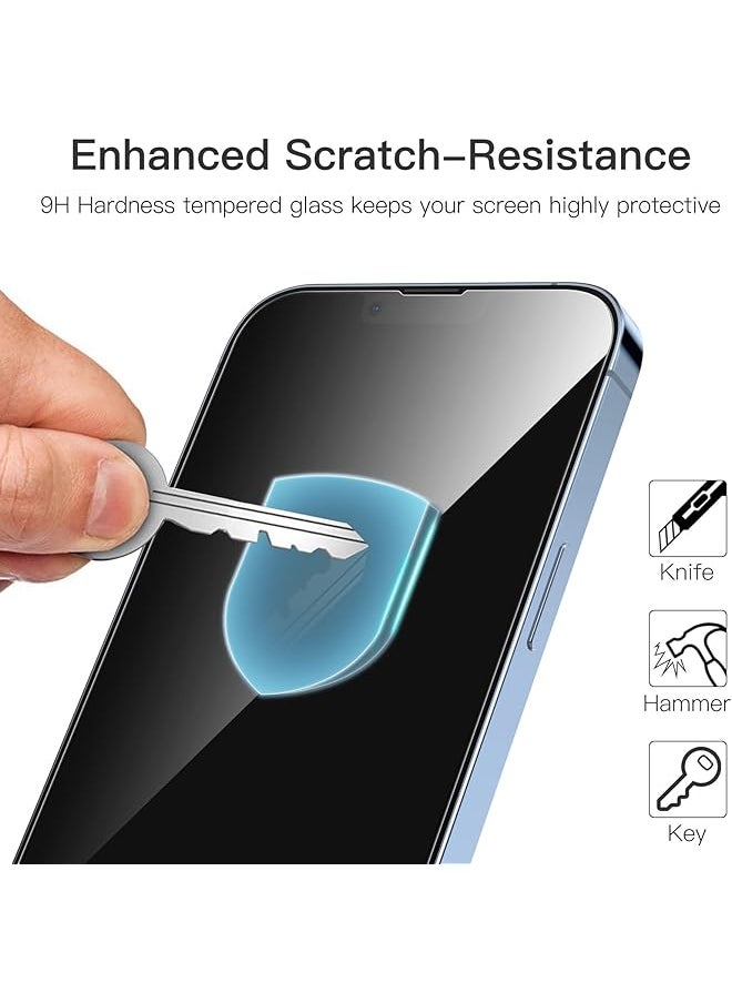 Jetech Full Coverage Screen Protector For Iphone 13 Pro Max 6.7 Inch 9H Tempered Glass Film Case Friendly Hd Clear 3 Pack  - Image 4