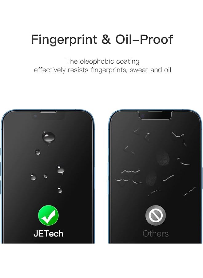 Jetech Full Coverage Screen Protector For Iphone 13 Pro Max 6.7 Inch 9H Tempered Glass Film Case Friendly Hd Clear 3 Pack  - Image 5
