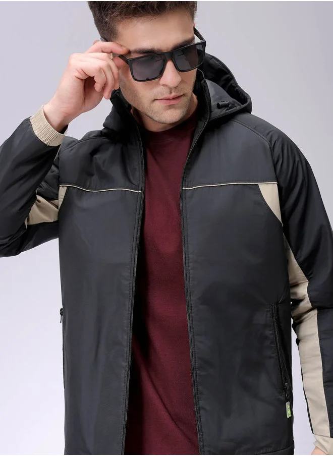 The Indian Garage Co Men Slim Fit Mix & Match Puffer Jackets
