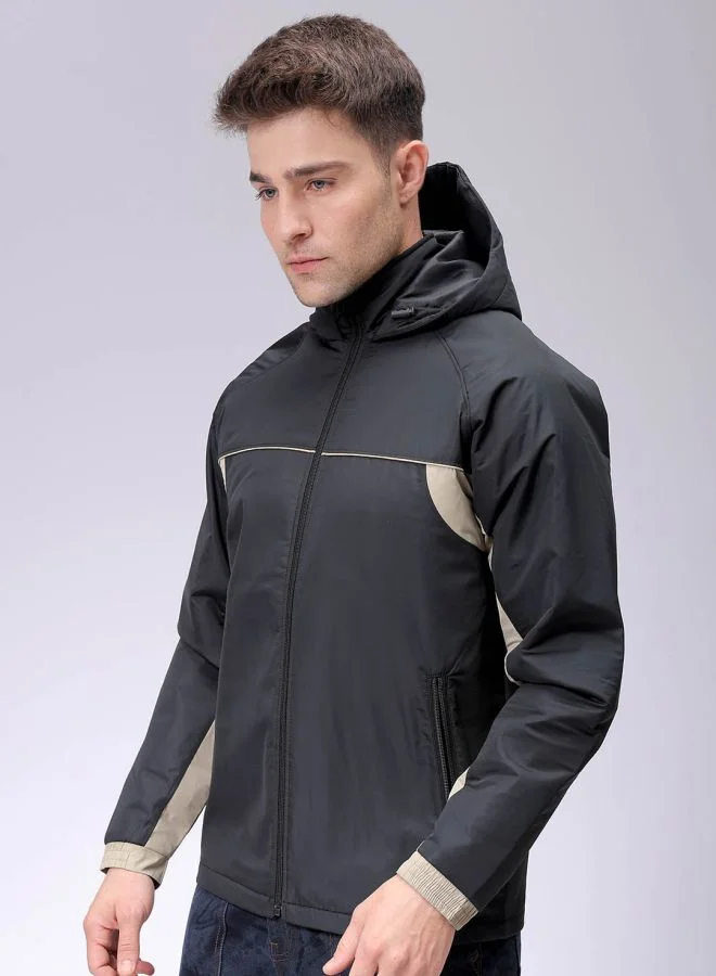 The Indian Garage Co Men Slim Fit Mix & Match Puffer Jackets