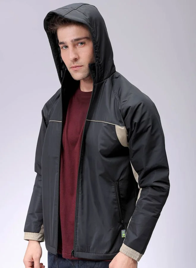 The Indian Garage Co Men Slim Fit Mix & Match Puffer Jackets