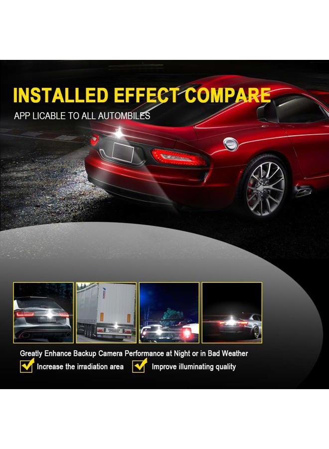LEADTOPS Auxiliary Reverse Light Bulb,LEADTOPS Mini Universal Super Bright Backup Parking LED Light Lamp Waterproof, Backup camera Illumination for Truck Vehicle,Enhances camera performance at night - Image 3