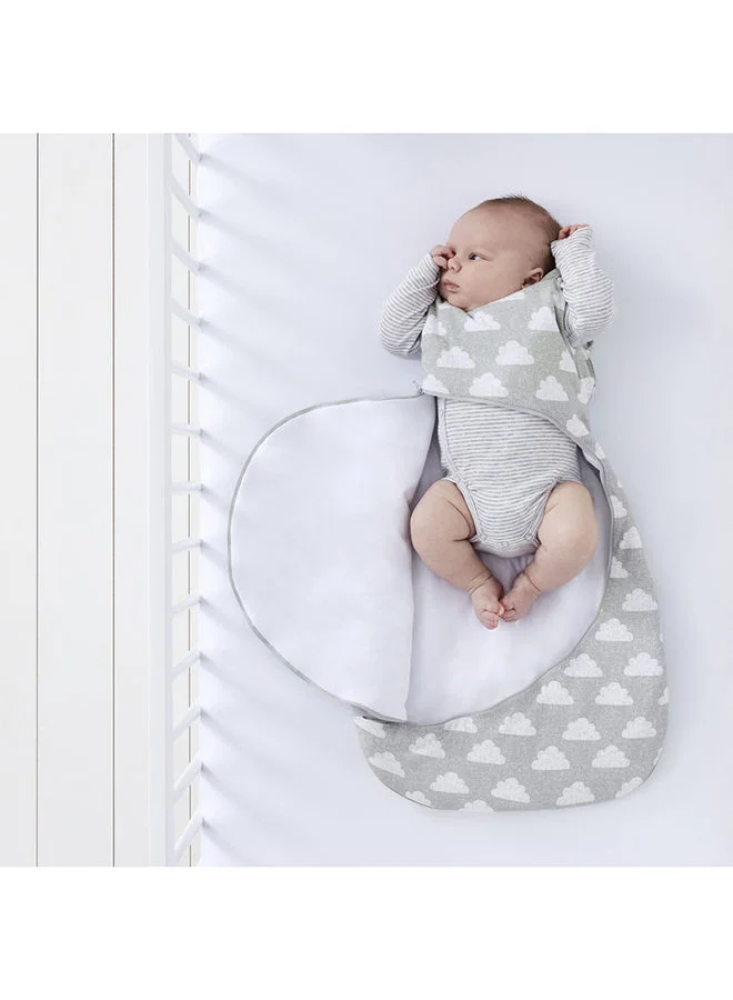 سنوز Pouch Sleeping Bag Fir Infant And Baby Clever Nappy Change Zip 100% Cotton For Temperatures If 21 - 23 Celsius Suitable From 0 To 6 Months Colour Cloud Nine Maximum Baby Length 68 Cm