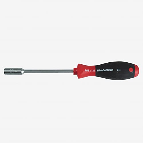 Wiha 34121 Nut Driver with SoftFinish Handle, 5.5mm x 125mm - Image 1
